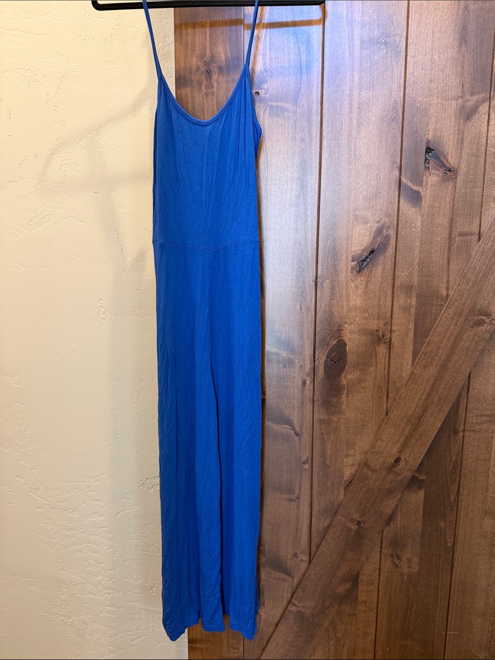 Women’s Royal Blue Spaghetti-Strap Jumpsuit